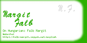 margit falb business card